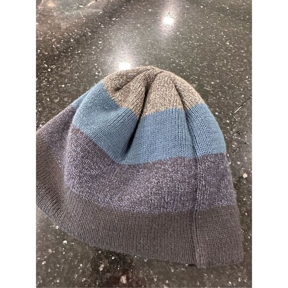 Men's Turtle Fur BTV Ragg Winter Wool Hat Blue & Gray Wool Blend - Picture 6 of 7